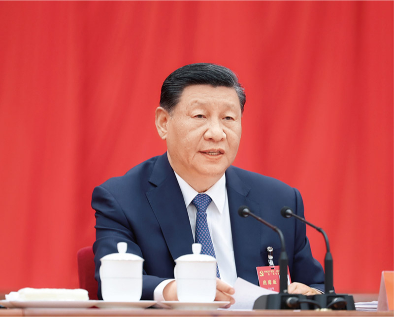 　　中國共產(chǎn)黨第二十屆中央委員會第三次全體會議，于2024年7月15日至18日在北京舉行。中央委員會總書記習(xí)近平作重要講話。 新華社記者 鞠鵬/攝